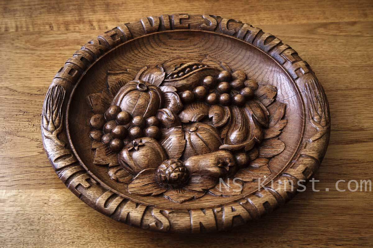 'Honour the Soil that Feeds Us' - Wedding Plate
