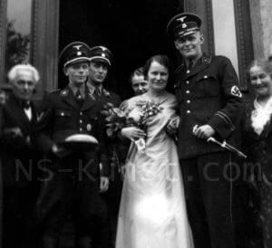 SS Wedding Plate - SS-Standarte 46 Wedding